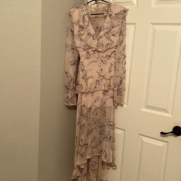 Long Sleeve floral Print Maxi Dress - Picture 10 of 13
